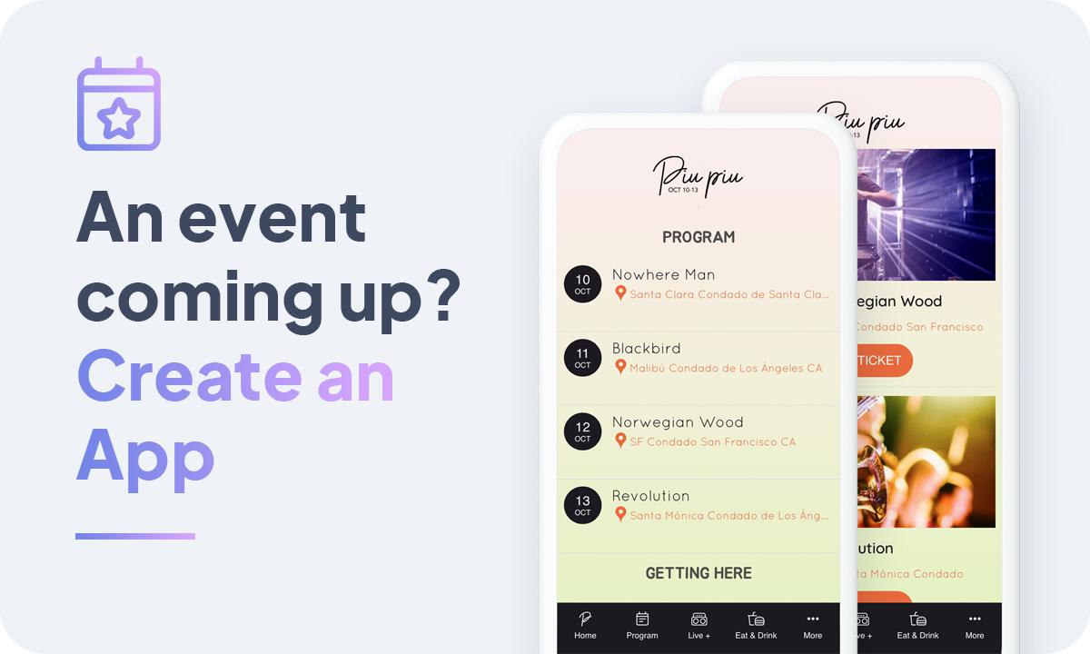 create an event app